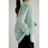 シャツ レディース シアーシャツ シアー チュニック ブラウス 長袖 薄手 羽 | HUG.U | 詳細画像10