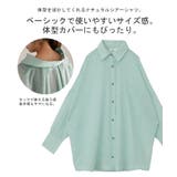 シャツ レディース シアーシャツ シアー チュニック ブラウス 長袖 薄手 羽 | HUG.U | 詳細画像7