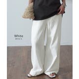デニム レディース パンツ ワイドパンツ デニムパンツ 綿 麻 ジーンズ ボト | HUG.U | 詳細画像13