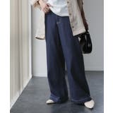 ワンウォッシュ | デニム レディース パンツ ワイドパンツ デニムパンツ 綿 麻 ジーンズ ボト | HUG.U