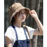 モカ | 帽子 レディース UVカット お洒落 バケットハット 遮へい率90% 紫外線対 | HUG.U