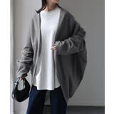 メランジグレー | カーディガン レディース トップス ドルマン 羽織 チュニック ニット スウェ | HUG.U