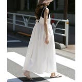 ホワイト | ワンピース レディース ジャガード キャミワンピース キャミワンピ ロング き | HUG.U