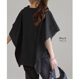 Tシャツ レディース トップス 綿 体型カバー ゆったり 半袖 チュニック オ | HUG.U | 詳細画像14 