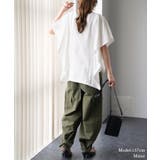 Tシャツ レディース トップス 綿 体型カバー ゆったり 半袖 チュニック オ | HUG.U | 詳細画像19 