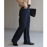 デニム パンツ デニムパンツ ハイライズ レディース アシメ 大きいサイズ ジ | HUG.U | 詳細画像12 