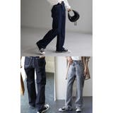 デニム パンツ デニムパンツ ハイライズ レディース アシメ 大きいサイズ ジ | HUG.U | 詳細画像8 