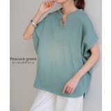 Tシャツ レディース トップス 半袖 キーネック 綿 カットソー ゆったり き | HUG.U | 詳細画像13