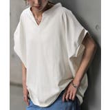 Tシャツ レディース トップス 半袖 キーネック 綿 カットソー ゆったり き | HUG.U | 詳細画像18