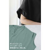 Tシャツ レディース トップス 半袖 キーネック 綿 カットソー ゆったり き | HUG.U | 詳細画像19