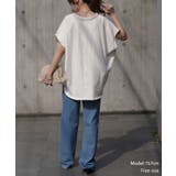 Tシャツ レディース トップス 半袖 キーネック 綿 カットソー ゆったり き | HUG.U | 詳細画像21
