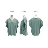 Tシャツ レディース トップス 半袖 キーネック 綿 カットソー ゆったり き | HUG.U | 詳細画像23