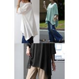 Tシャツ レディース トップス ドルマン 二の腕カバー チュニック 体型カバー | HUG.U | 詳細画像21