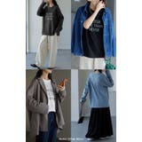 ロゴT レディース Tシャツ トップス 半袖 カットソー 刺繍 ロゴ フレンチ | HUG.U | 詳細画像20 