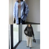 ロゴT レディース Tシャツ トップス 半袖 カットソー 刺繍 ロゴ フレンチ | HUG.U | 詳細画像7 