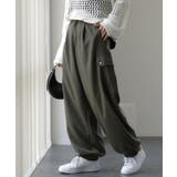 アッシュオリーブ | カーゴパンツ レディース 秋 新作 パンツ カーブパンツ カーゴ ワイドパンツ | HUG.U