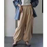 アースベージュ | カーゴパンツ レディース 秋 新作 パンツ カーブパンツ カーゴ ワイドパンツ | HUG.U