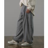 ストーングレー | カーゴパンツ レディース 秋 新作 パンツ カーブパンツ カーゴ ワイドパンツ | HUG.U