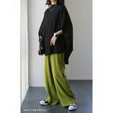 Tシャツ レディース トップス ドルマン 半袖 変形 オーバーサイズ 体型カバ | HUG.U | 詳細画像3 