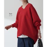 ニット ドルマンスリーブ レディース 体型カバー ティーシャツ 綿100 チュ | HUG.U | 詳細画像20 