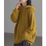 ニット フード ニットパーカー フーディー レディース セーター パーカー ト | HUG.U | 詳細画像5 