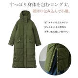 アウター 中綿 コート 暖か ダウン フェイクダウン ベンチコート スタンドカ | HUG.U | 詳細画像10 