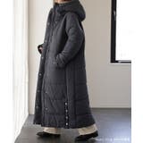 アウター 中綿 コート 暖か ダウン フェイクダウン ベンチコート スタンドカ | HUG.U | 詳細画像13 