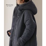 アウター 中綿 コート 暖か ダウン フェイクダウン ベンチコート スタンドカ | HUG.U | 詳細画像21 