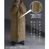 アウター 中綿 コート 暖か ダウン フェイクダウン ベンチコート スタンドカ | HUG.U | 詳細画像25 