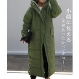 アウター 中綿 コート 暖か ダウン フェイクダウン ベンチコート スタンドカ | HUG.U | 詳細画像27 