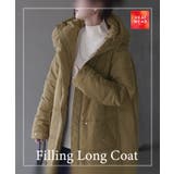 アウター 中綿 コート 暖か ダウン フェイクダウン ベンチコート スタンドカ | HUG.U | 詳細画像29 