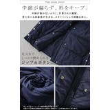 アウター 中綿 コート 暖か ダウン フェイクダウン ベンチコート スタンドカ | HUG.U | 詳細画像31 