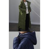 アウター 中綿 コート 暖か ダウン フェイクダウン ベンチコート スタンドカ | HUG.U | 詳細画像9 