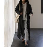 ブラック | アウター 中綿 コート 暖か ダウン フェイクダウン ベンチコート スタンドカ | HUG.U