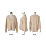 カーディガン 体型カバー レディース セーター トップス ニットカーディガン | HUG.U | 詳細画像23 