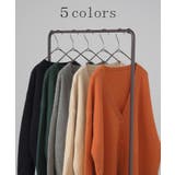 カーディガン 体型カバー レディース セーター トップス ニットカーディガン | HUG.U | 詳細画像24 