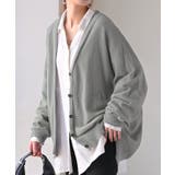 薄手verライトグレー | カーディガン チクチクしない ニット レディース セーター トップス 長袖 カ | HUG.U