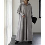 メランジグレー | ワンピース スウェット ワンピ ワンピース ロングワンピース レディース ロン | HUG.U