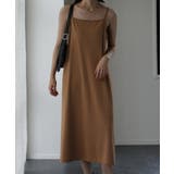 キャメル | インナーワンピース透け防止 ロングワンピース ロングワンピ ペチコート ペチワ | HUG.U