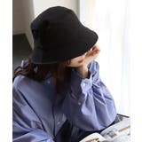 ブラック | バケットハット 帽子 キルティングバケハ 防寒 紫外線対策 日よけ ハット バ | HUG.U