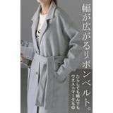 チェスターコート レディース ロングコート アウター 黒 コート | HUG.U | 詳細画像21