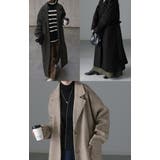 チェスターコート レディース ロングコート アウター 黒 コート | HUG.U | 詳細画像22