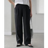 ブラック | パンツ タックパンツ レディース | HUG.U