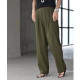 カーキ | パンツ タックパンツ レディース | HUG.U