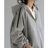 パーカー ワッフル 体型カバー | HUG.U | 詳細画像22 