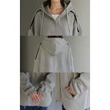 パーカー ワッフル 体型カバー | HUG.U | 詳細画像24 