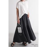 スカート Aライン ロングスカート | HUG.U | 詳細画像4 