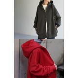 パーカー 体型カバー 刺繍 | HUG.U | 詳細画像9