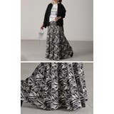 スカート リーフ柄 柄 | HUG.U | 詳細画像21 