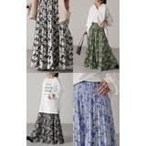 スカート リーフ柄 柄 | HUG.U | 詳細画像23 